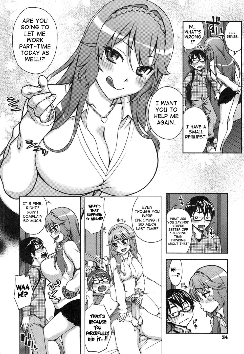 Hentai Manga Comic-Let's Study Together!-Read-2